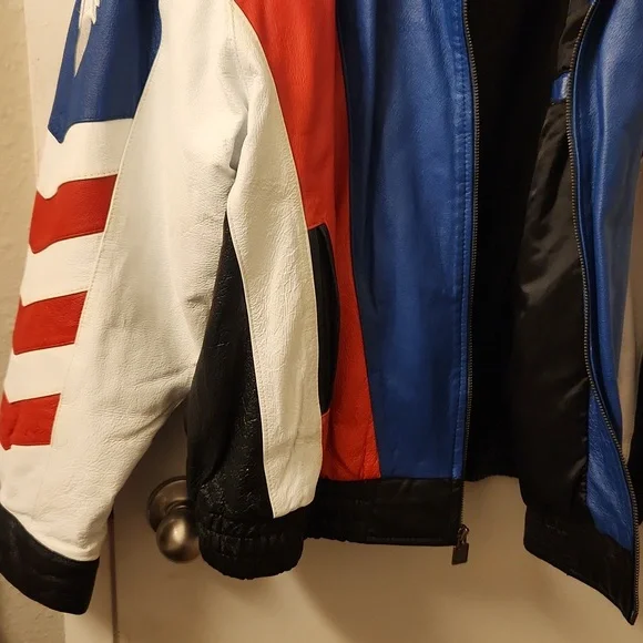 Native in USA Leather Jacket XL